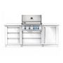 Voir la diapositive 3 : NAPOLEON Barbecue à gaz encastrable Prestige Pro 500 inox 3 brûleurs + Sizzle Zone + brûleur arrière - Napoleon