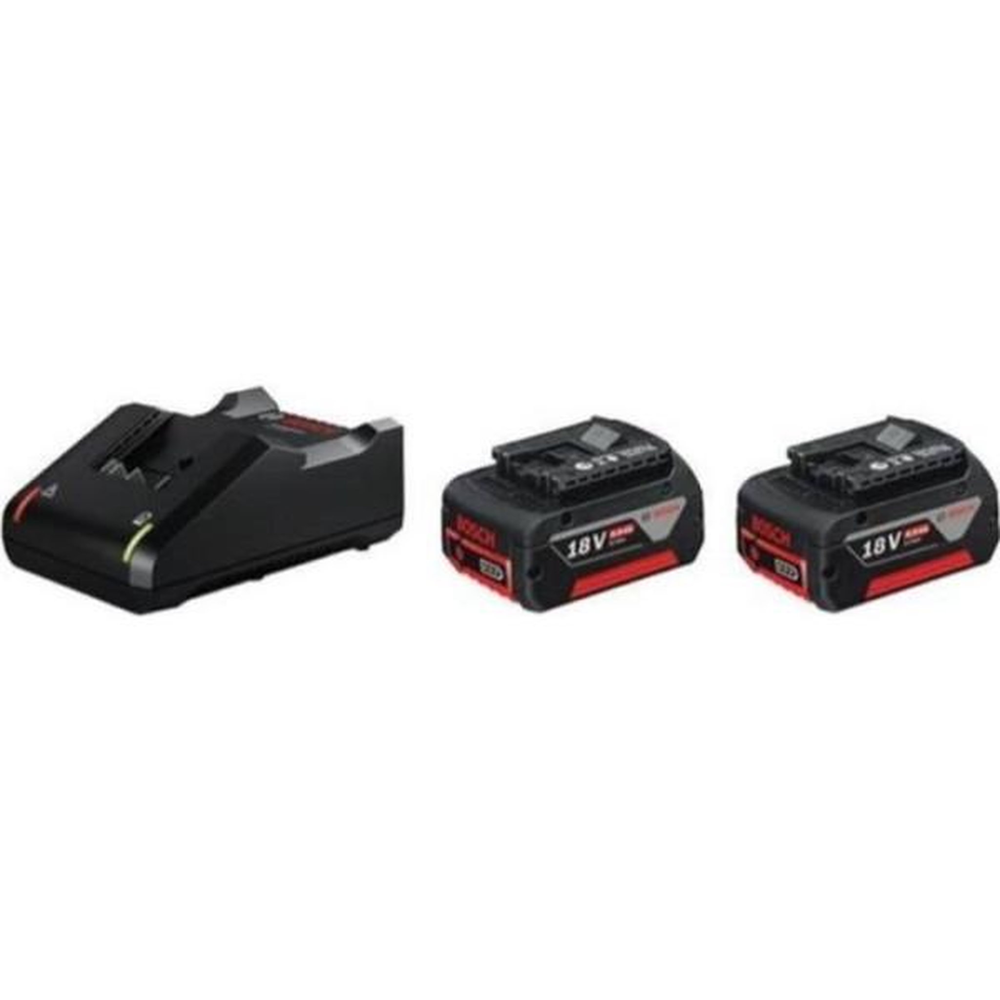 Bosch Professional Set 2 batteries bosch professional gba 18v 4,0ah + chargeur gal 18v-40 c - 1600a019s0