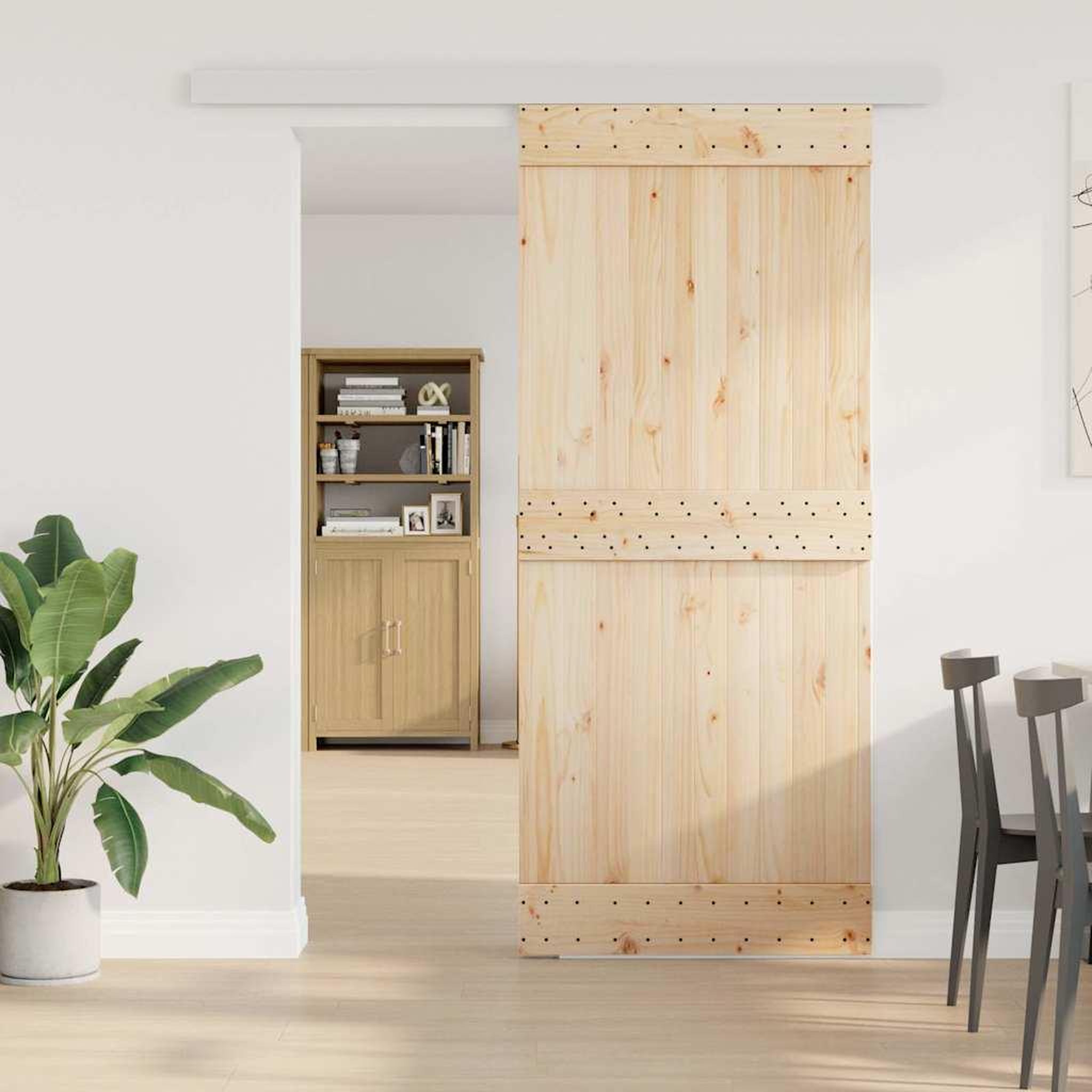Voir la diapositive 3 : VIDAXL Kit de quincaillerie de porte coulissante alliage d'aluminium
