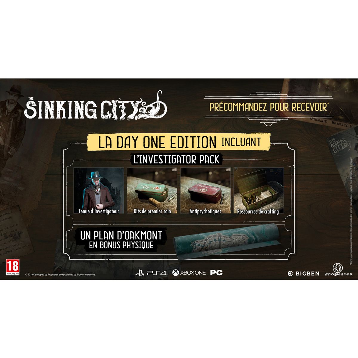 The Sinking City Édition Day-One PS4