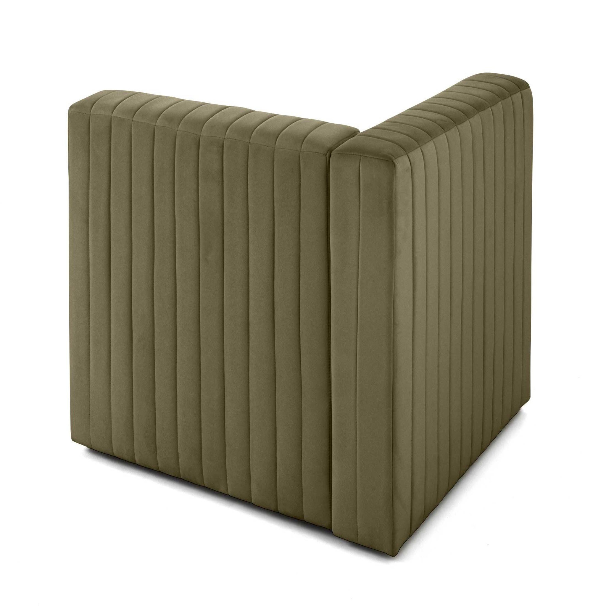 Voir la diapositive 4 : LISA DESIGN Nova - module d'assise gauche - en velours