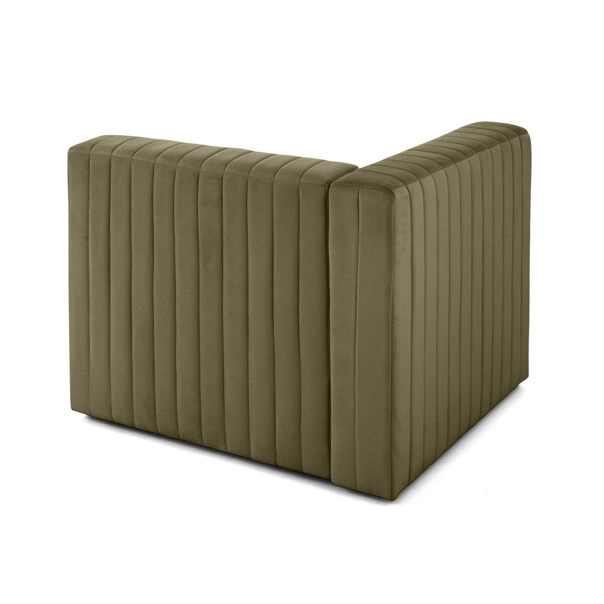 LISA DESIGN Nova - module d'assise gauche - en velours