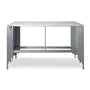 Voir la diapositive 1 : Paris Prix Console Design  Manala  152cm Blanc & Argent