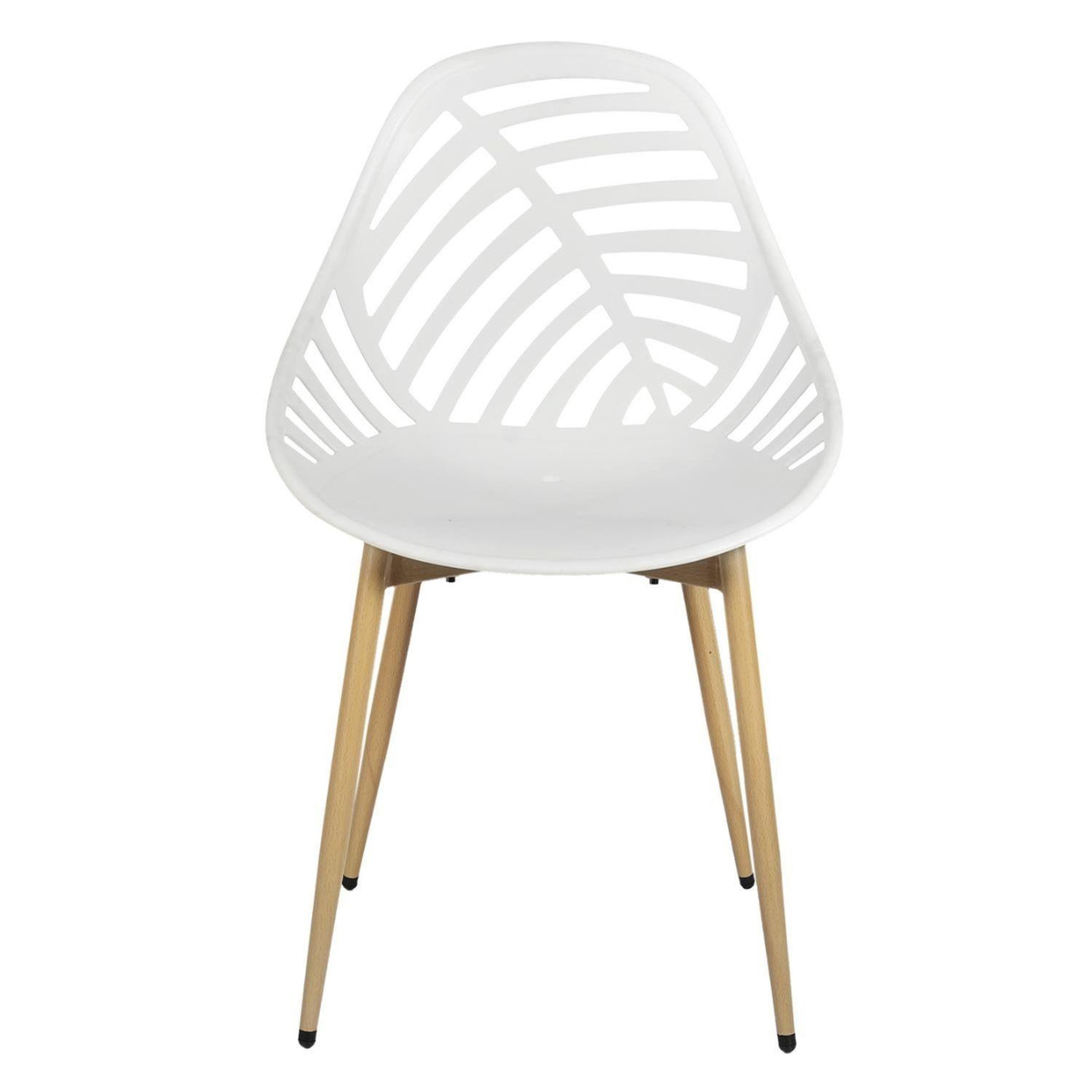 Voir la diapositive 4 : The Home Deco Factory Lot de 4 chaises ajourées ALAMEDA