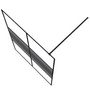Voir la diapositive 5 : VIDAXL Paroi de douche Noir 140x195 cm Verre ESG transparent