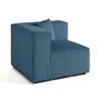 Voir la diapositive 3 : LISA DESIGN Arty - module d'assise d'angle réversible - en velours côtelé