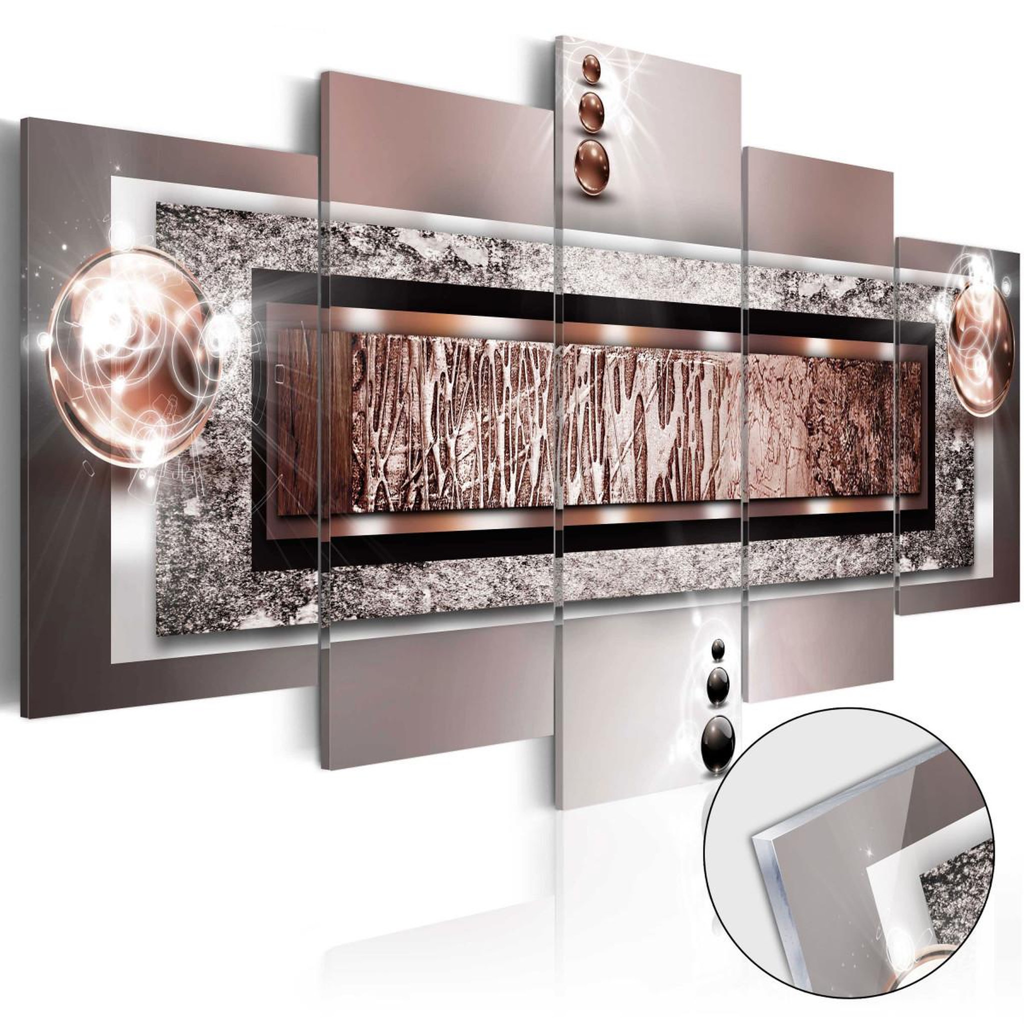 Paris Prix Tableau sur verre acrylique  autumnal dream. Coloris disponibles : Multicolore