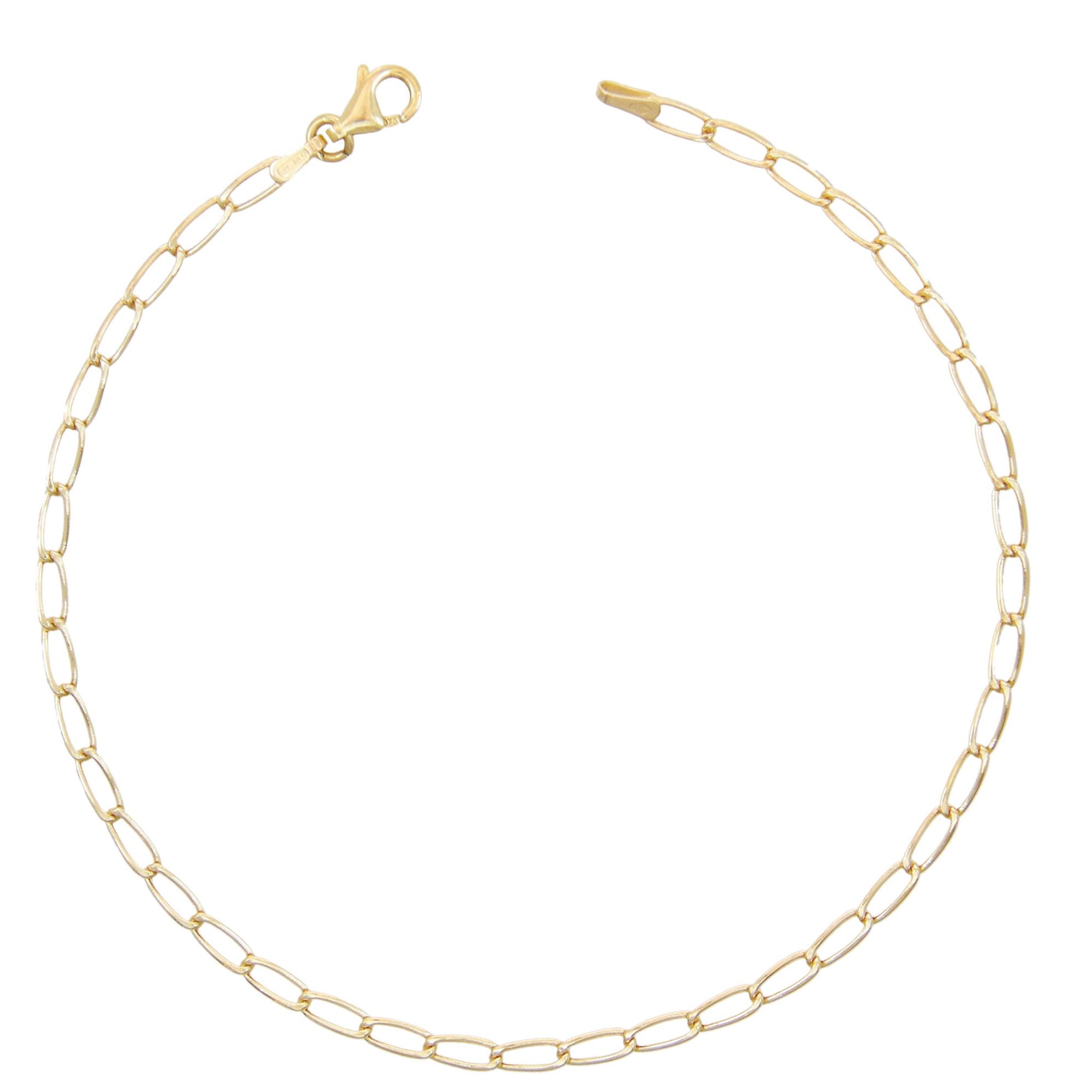 L'ATELIER D'AZUR Bracelet Maille Cheval - Or Jaune - Homme