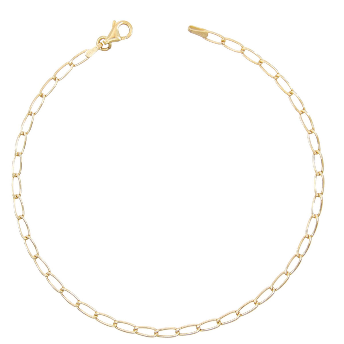 L'ATELIER D'AZUR Bracelet Maille Cheval - Or Jaune - Homme