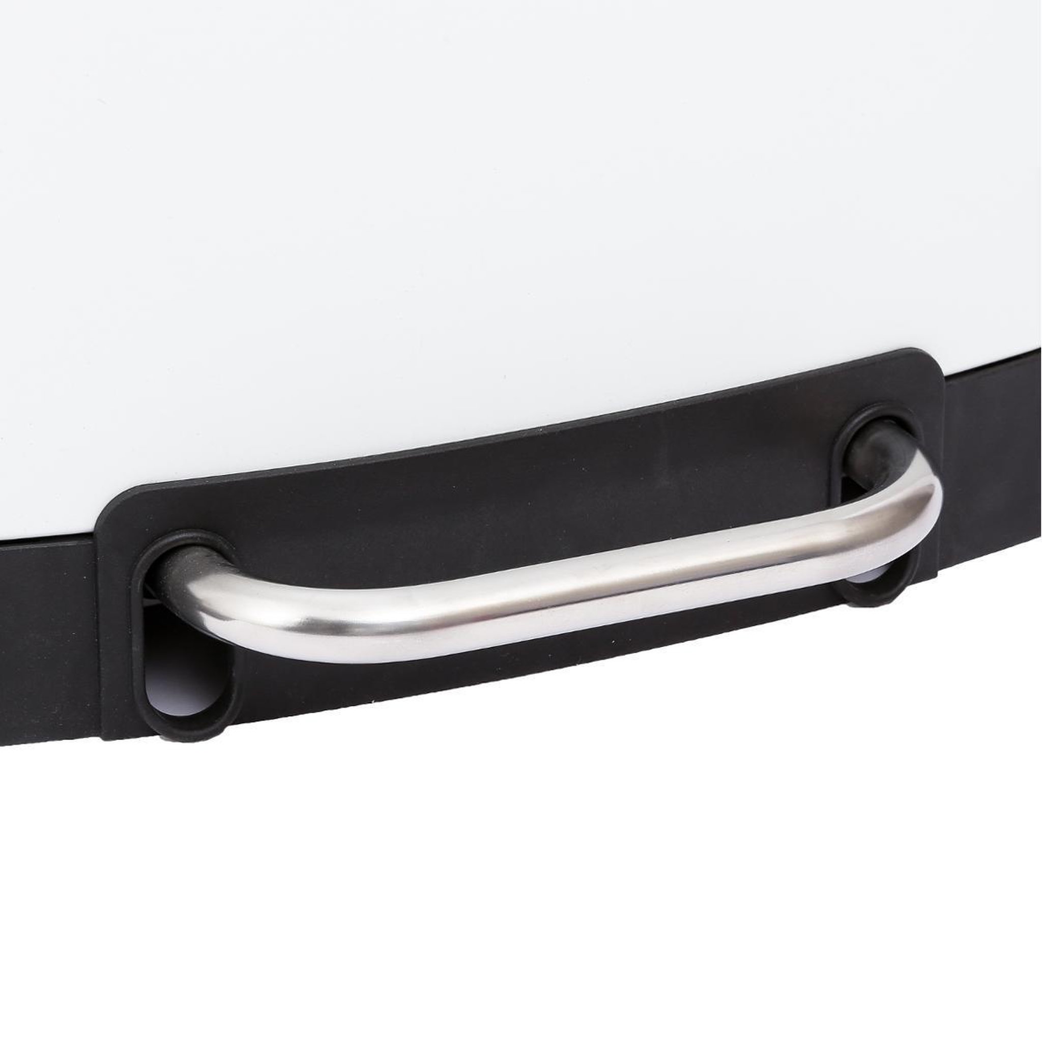 Voir la diapositive 5 : FIVE Poubelle métal  silencieuse  30l blanc