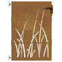 Voir la diapositive 4 : VIDAXL Portail de jardin 85x125 cm acier corten conception d'herbe