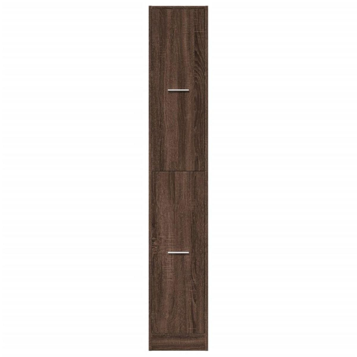 VIDAXL Armoire apothicaire chene marron 30x41x174,5 cm bois ingenierie
