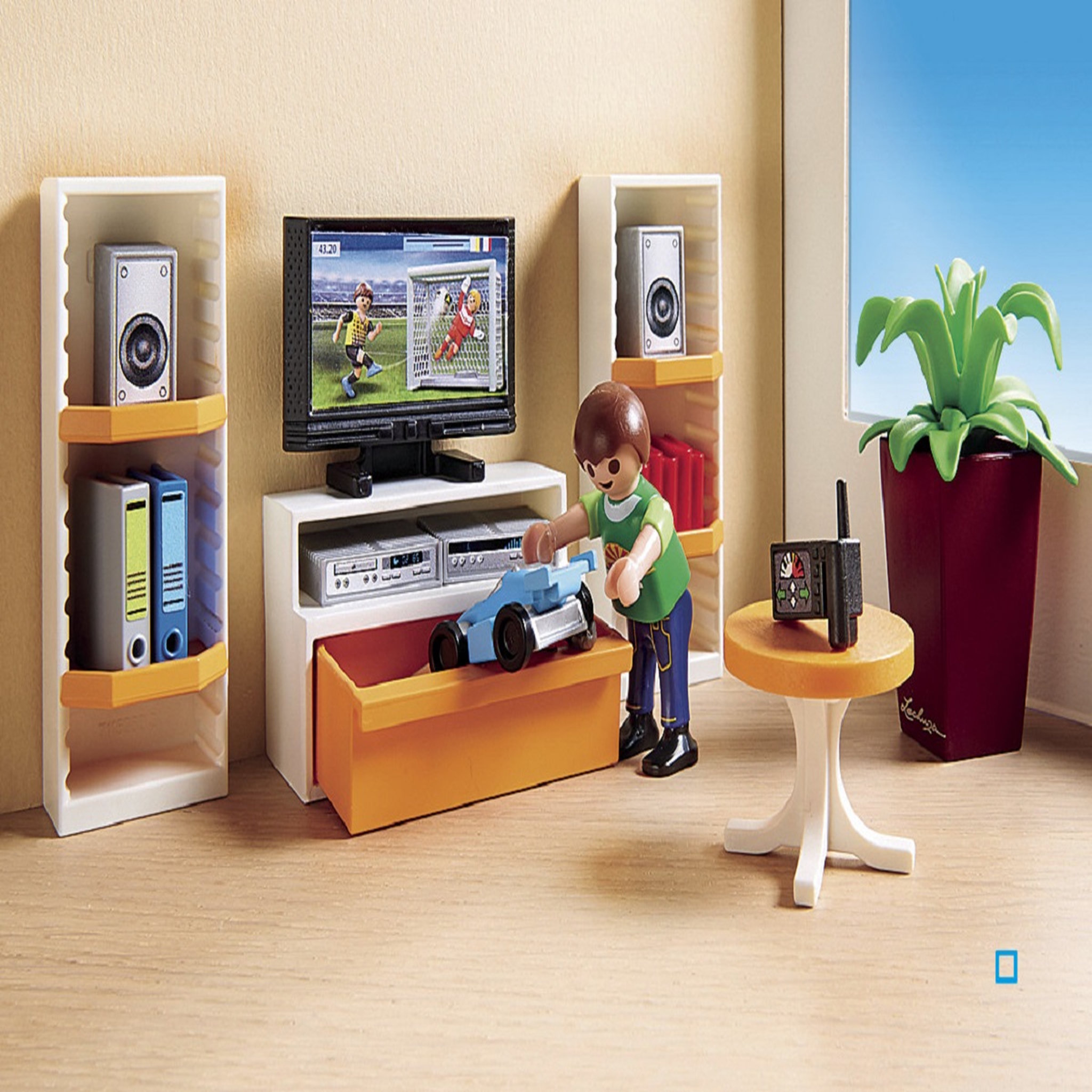 Voir la diapositive 3 : PLAYMOBIL 9267 - City Life - Salon équipé 