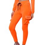  Jogging Orange Femme Project X Paris Cargo. Coloris disponibles : Orange