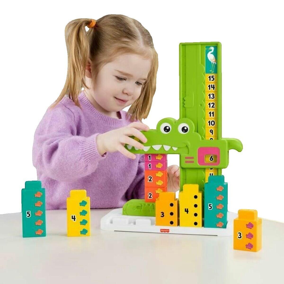 FISHER-PRICE Jouet éducatif Mattel Multicolore L'Alligator Des Additions