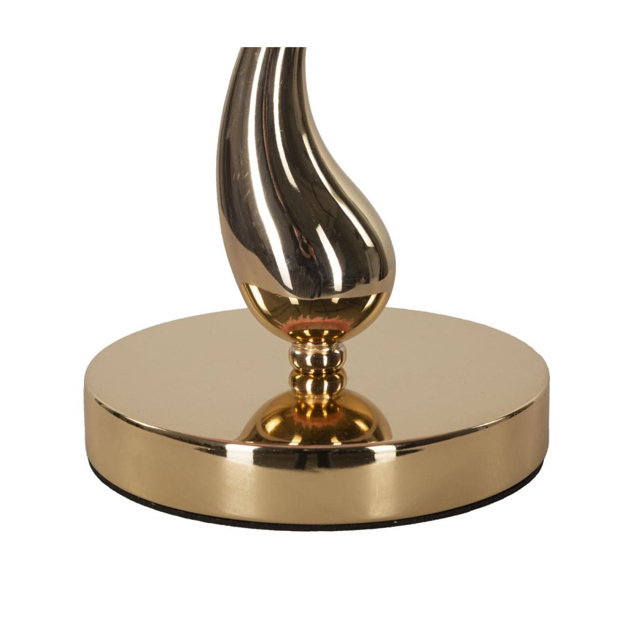Voir la diapositive 3 : Paris Prix Lampe à poser imitation plume  cart  47cm or & rose