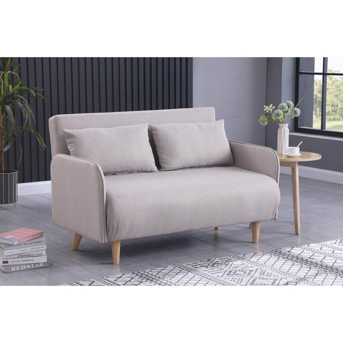 Habitat et Jardin Canapé convertible depliant - 2 places -  Panam  - Beige