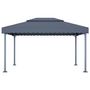 Voir la diapositive 5 : VIDAXL Tonnelle et guirlande lumineuse a LED 4x3m Anthracite Aluminium
