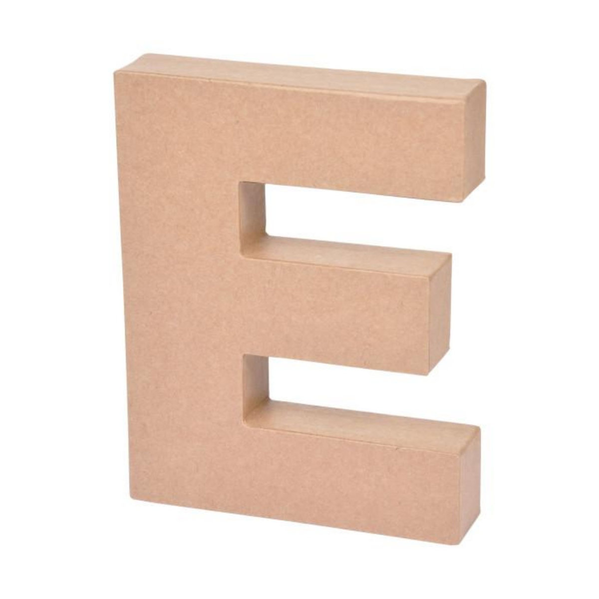 Paris Prix Décoration Murale  Lettres Carton E  18cm Naturel