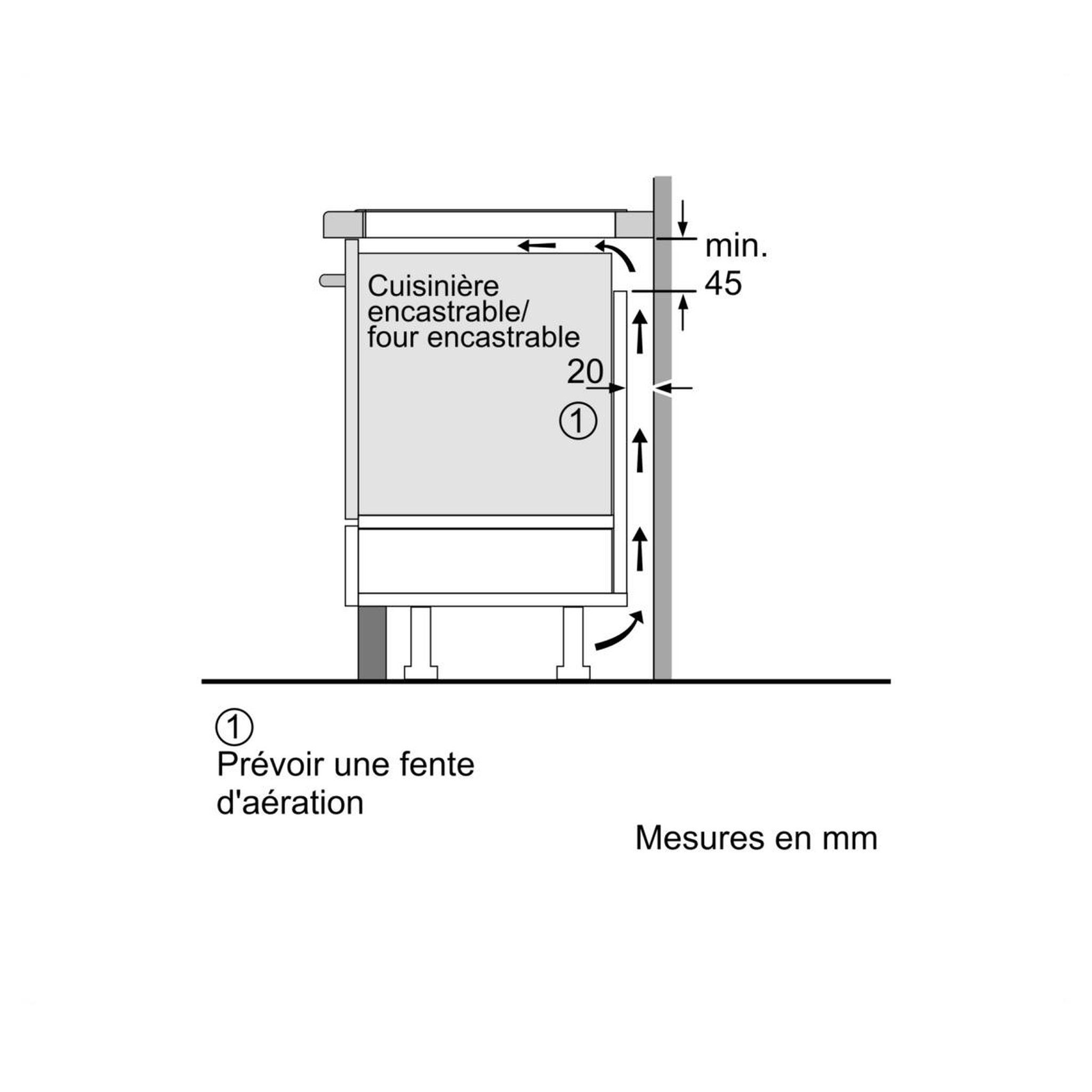 Voir la diapositive 3 : BOSCH Table de cuisson induction 80cm 4 feux 7400w noir - PVS831HC1E
