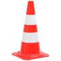 Voir la diapositive 2 : VIDAXL Cones de signalisation reflechissants 20pcs Rouge et blanc 50cm