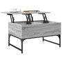 Voir la diapositive 4 : VIDAXL Table basse sonoma gris 70x50x40 cm bois d'ingenierie et metal