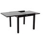 Voir la diapositive 2 : Habitat et Jardin Table de jardin aluminium extensible  Porto 8  - Phoenix - Noir
