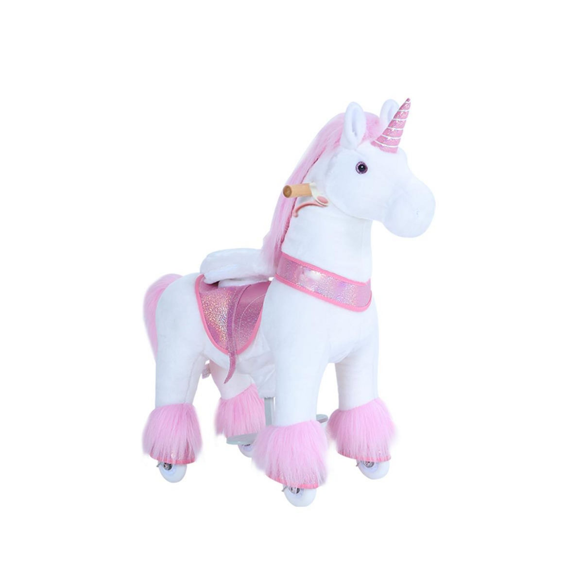 Ponycycle Licorne Rose à monter Grand Modèle pour 4 à 9 ans