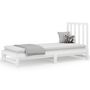 Voir la diapositive 2 : VIDAXL Lit coulissant sans matelas blanc 2x(90x200) cm