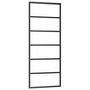 Voir la diapositive 5 : VIDAXL Porte coulissante kit de quincaillerie noir 76x205 cm verre ESG
