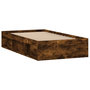 Voir la diapositive 5 : VIDAXL Cadre de lit sans matelas chene fume 90x190 cm