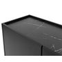 Voir la diapositive 2 : BEST MOBILIER Cali - buffet bas - effet marbre - 144 cm