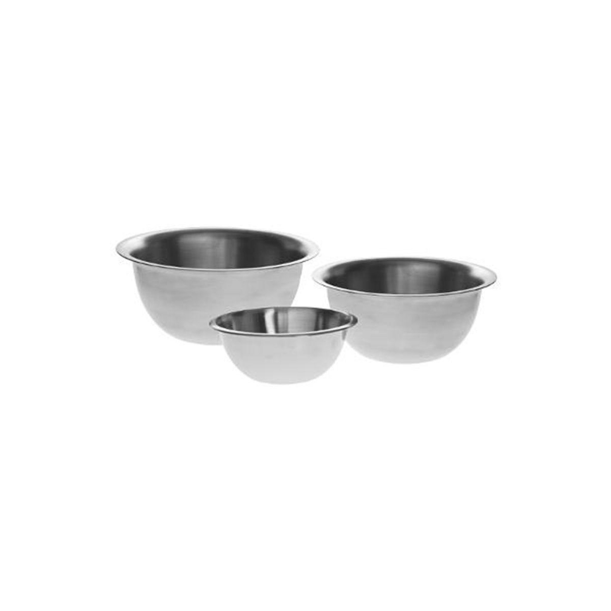 FIVE Lot de 3 bols à mixer inox  bowl  26cm argent