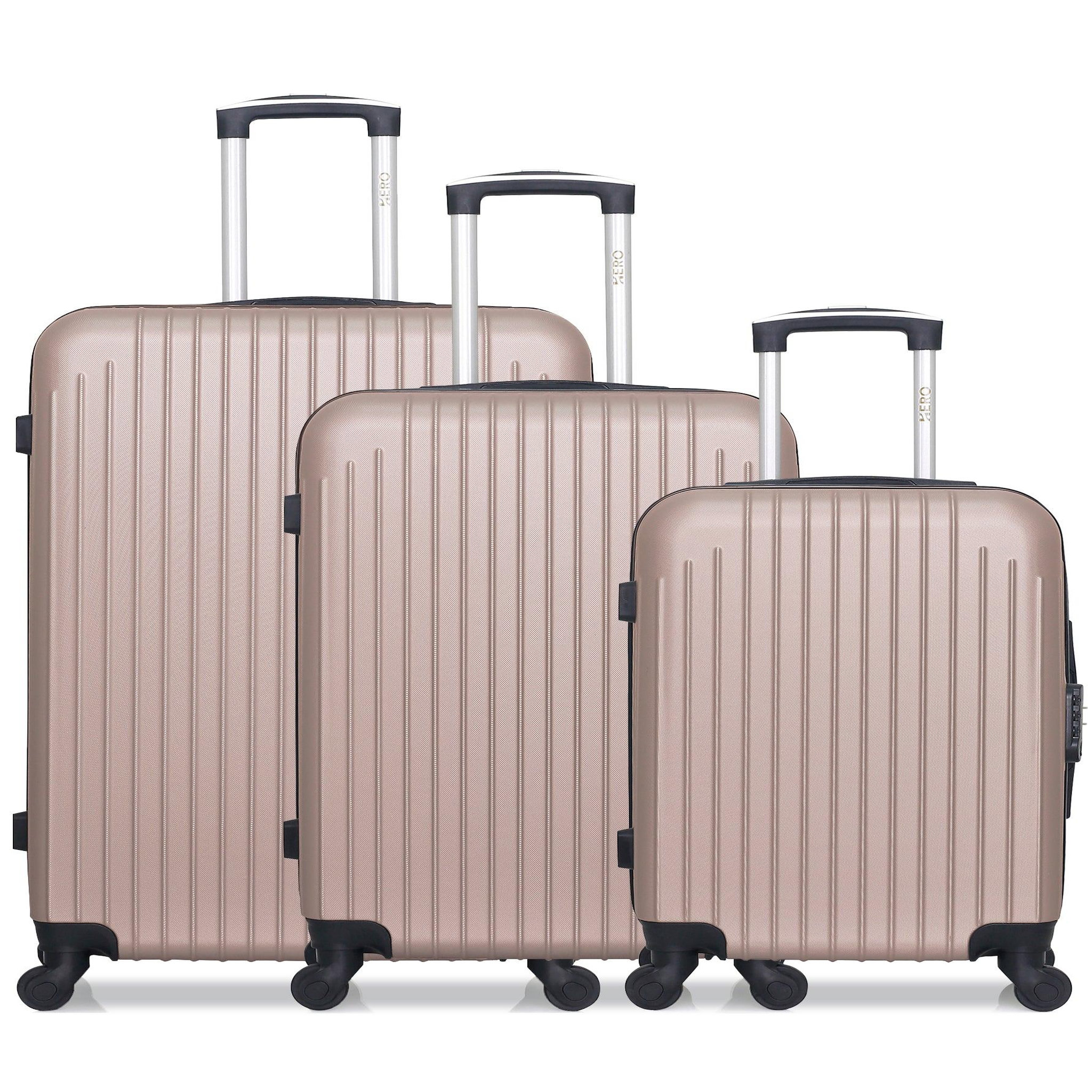 HERO Hero - lot de 3 - valise grand format, valise weekend et valise cabine carpates