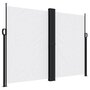 Voir la diapositive 2 : VIDAXL Auvent lateral retractable blanc 180x1000 cm