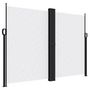 Voir la diapositive 2 : VIDAXL Auvent lateral retractable blanc 180x1000 cm