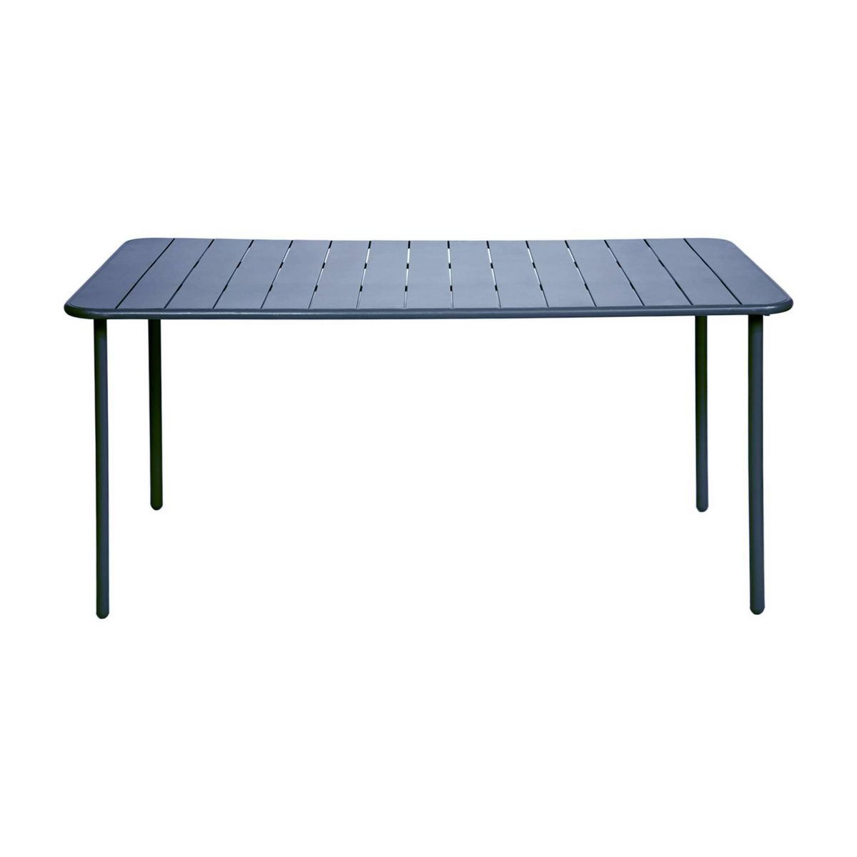SWEEEK Table de jardin métal 6-8 places, Amelia 160x90xH72.5cm