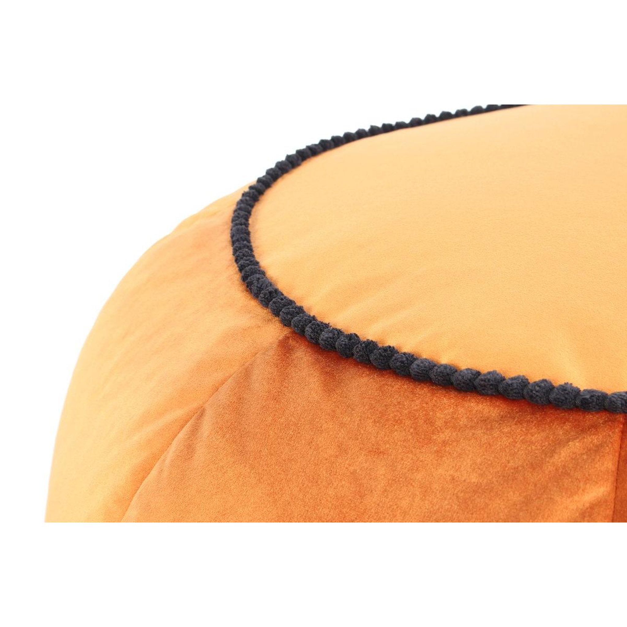 Voir la diapositive 2 : Paris Prix Pouf rond en velours  taj mahal  65cm bronze