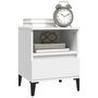 Voir la diapositive 4 : VIDAXL Tables de chevet 2 pcs Blanc 40x35x50 cm