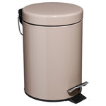FIVE Poubelle de Salle de Bain  Métal  3L Taupe