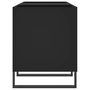 Voir la diapositive 5 : VIDAXL Armoire a disques noir 121x38x48 cm bois d'ingenierie