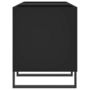 Voir la diapositive 5 : VIDAXL Armoire a disques noir 121x38x48 cm bois d'ingenierie