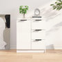 Voir la diapositive 1 : VIDAXL Buffet Blanc brillant 60x30x70 cm Bois d'ingenierie
