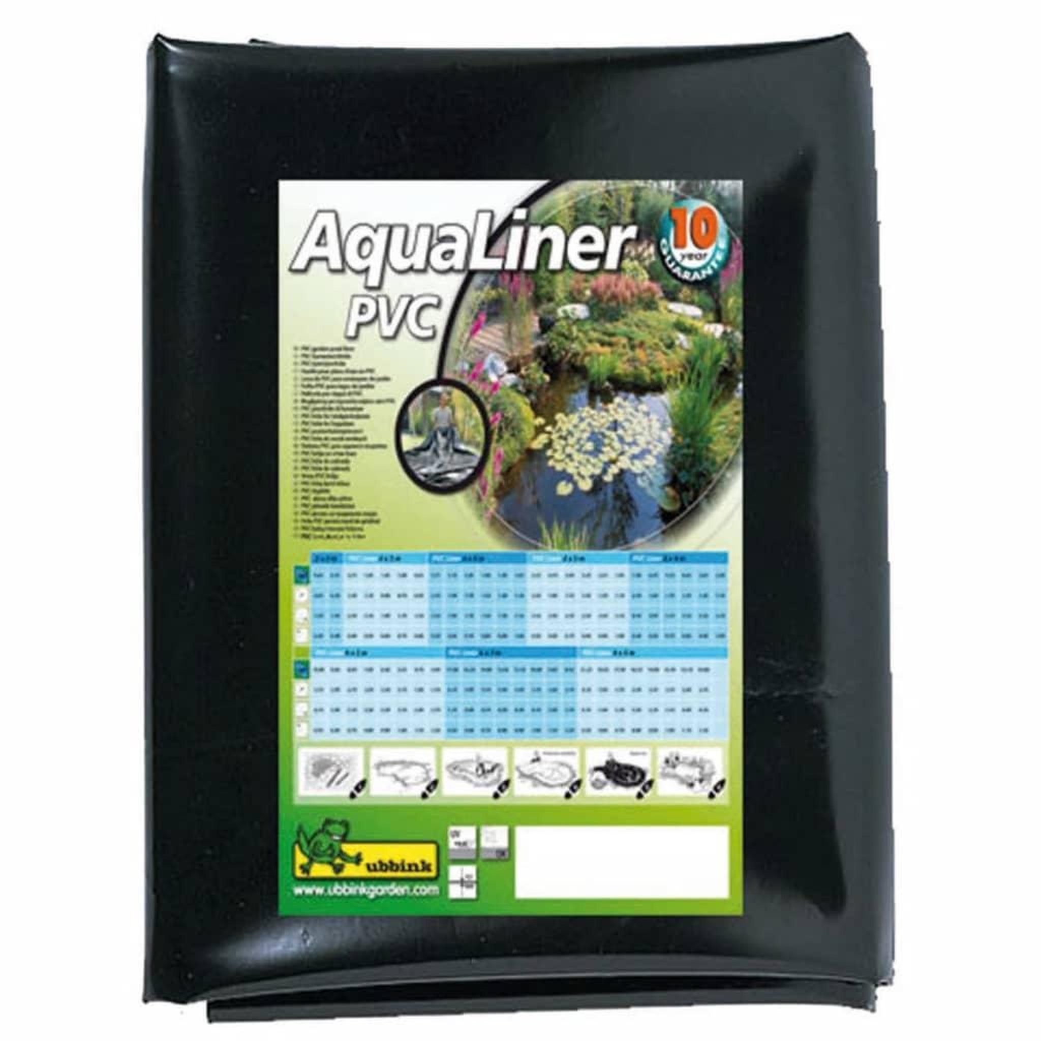Voir la diapositive 5 : Ubbink Ubbink Bache pour bassin AquaLiner 8x6 m PVC 0,5 mm 1331171