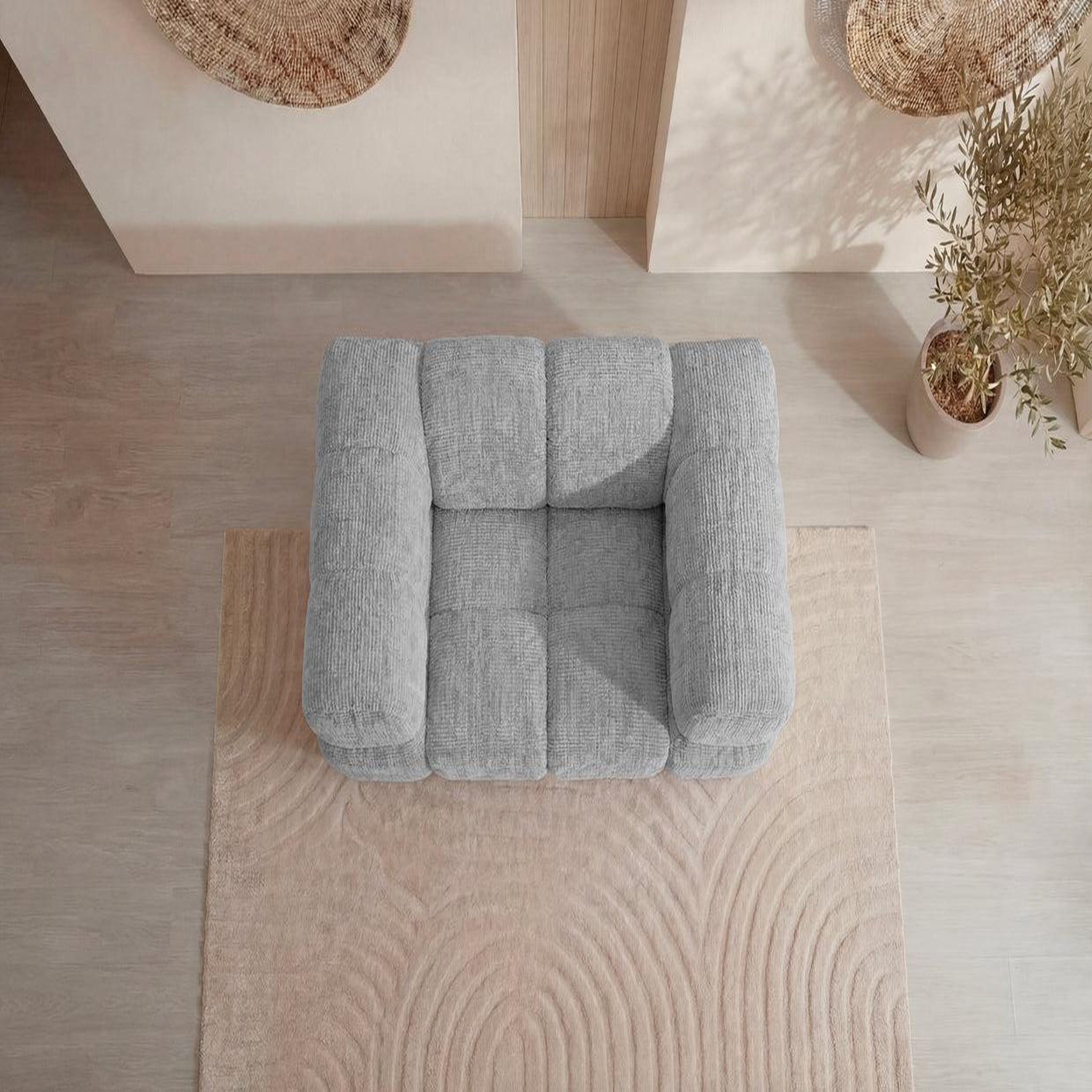 Voir la diapositive 5 : CASANOVA PARIS GUSTAVE - Fauteuil tissu chenille