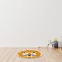 Voir la diapositive 2 : GUY LEVASSEUR Tapis enfant rond en coton tufté 70x70cm