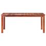 Voir la diapositive 2 : VIDAXL Table a manger 180x90x76 cm Bois massif