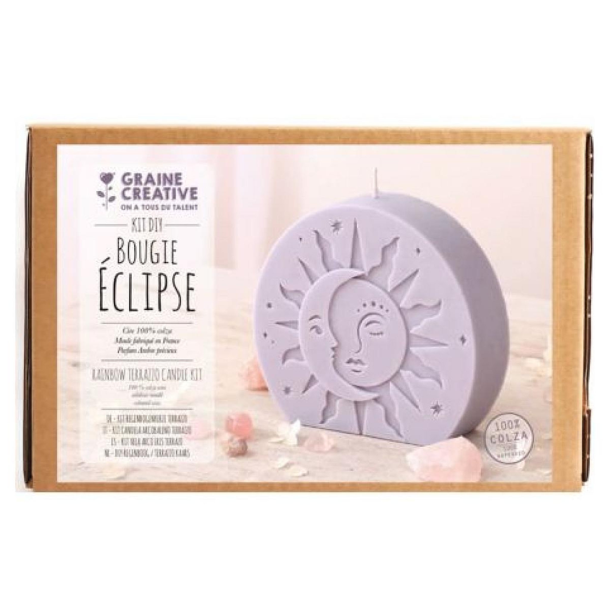 Graine créative Coffret DIY bougie eclipse