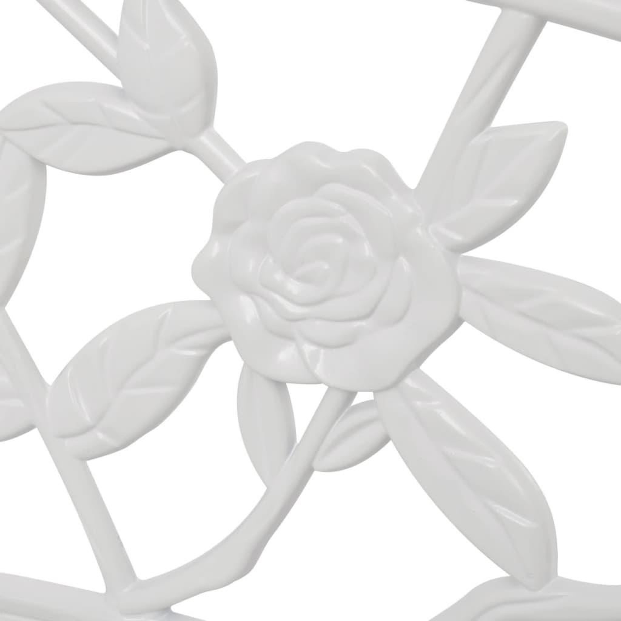 Voir la diapositive 3 : VIDAXL Banc de jardin 100 cm Aluminium coule Blanc