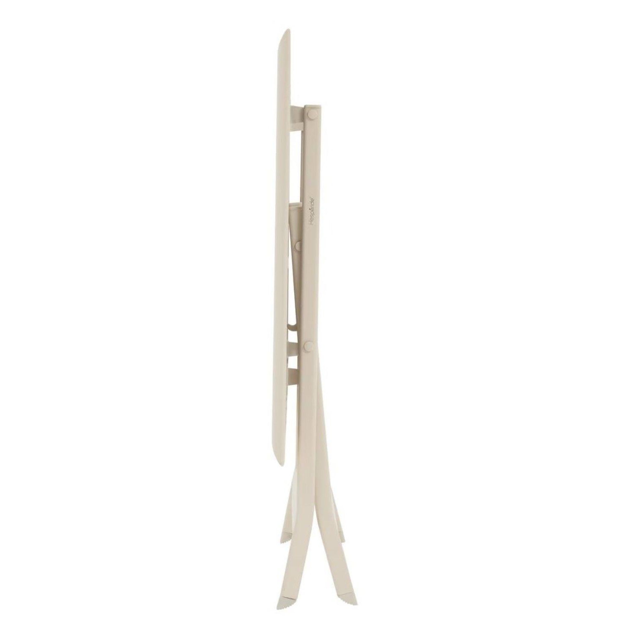 Voir la diapositive 4 : HESPERIDE Table de jardin pliante carrée 4 places azua